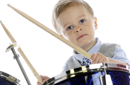 Bateria em aula musical